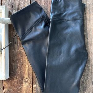Black Faux Leather Legging bundle